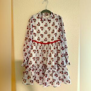 Janie and Jack Girls Holiday dress size 7
